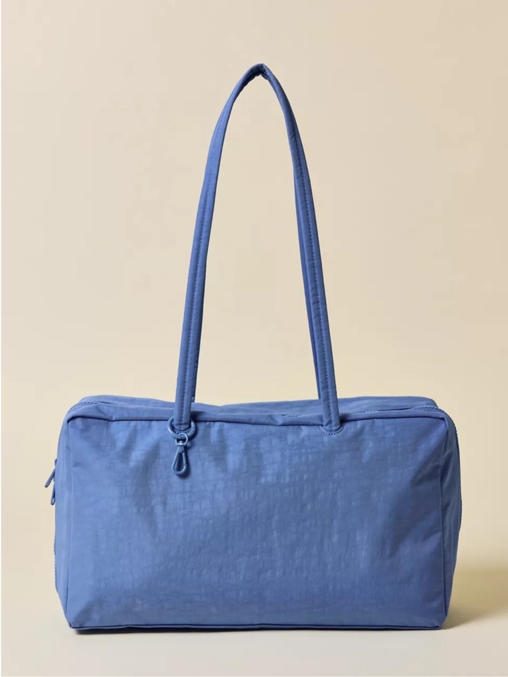 BAGGU Medium Nylon Bowler Bag Steel blue